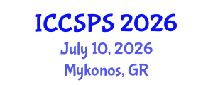 International Conference on Computer Science, Programming and Security (ICCSPS) July 10, 2026 - Mykonos, Greece International Conference on Computer Science, Programming and Security (ICCSPS) July 10, 2026 - Mykonos, Greece