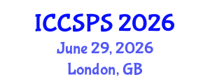 International Conference on Computer Science, Programming and Security (ICCSPS) June 29, 2026 - London, United Kingdom