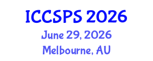 International Conference on Computer Science, Programming and Security (ICCSPS) June 29, 2026 - Melbourne, Australia International Conference on Computer Science, Programming and Security (ICCSPS) June 29, 2026 - Melbourne, Australia