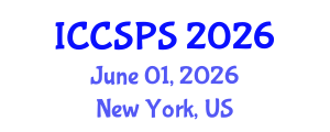 International Conference on Computer Science, Programming and Security (ICCSPS) June 01, 2026 - New York, United States International Conference on Computer Science, Programming and Security (ICCSPS) June 01, 2026 - New York, United States