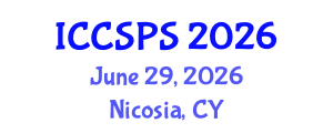 International Conference on Computer Science, Programming and Security (ICCSPS) June 29, 2026 - Nicosia, Cyprus International Conference on Computer Science, Programming and Security (ICCSPS) June 29, 2026 - Nicosia, Cyprus