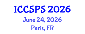 International Conference on Computer Science, Programming and Security (ICCSPS) June 24, 2026 - Paris, France