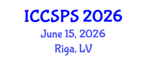 International Conference on Computer Science, Programming and Security (ICCSPS) June 15, 2026 - Riga, Latvia International Conference on Computer Science, Programming and Security (ICCSPS) June 15, 2026 - Riga, Latvia