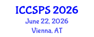International Conference on Computer Science, Programming and Security (ICCSPS) June 22, 2026 - Vienna, Austria International Conference on Computer Science, Programming and Security (ICCSPS) June 22, 2026 - Vienna, Austria