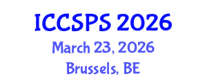 International Conference on Computer Science, Programming and Security (ICCSPS) March 23, 2026 - Brussels, Belgium