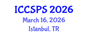 International Conference on Computer Science, Programming and Security (ICCSPS) March 16, 2026 - Istanbul, Turkey International Conference on Computer Science, Programming and Security (ICCSPS) March 16, 2026 - Istanbul, Turkey