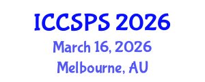 International Conference on Computer Science, Programming and Security (ICCSPS) March 16, 2026 - Melbourne, Australia International Conference on Computer Science, Programming and Security (ICCSPS) March 16, 2026 - Melbourne, Australia