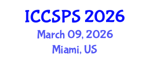 International Conference on Computer Science, Programming and Security (ICCSPS) March 09, 2026 - Miami, United States International Conference on Computer Science, Programming and Security (ICCSPS) March 09, 2026 - Miami, United States