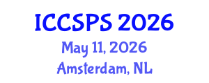 International Conference on Computer Science, Programming and Security (ICCSPS) May 11, 2026 - Amsterdam, Netherlands International Conference on Computer Science, Programming and Security (ICCSPS) May 11, 2026 - Amsterdam, Netherlands