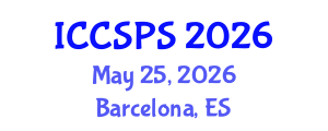 International Conference on Computer Science, Programming and Security (ICCSPS) May 25, 2026 - Barcelona, Spain International Conference on Computer Science, Programming and Security (ICCSPS) May 25, 2026 - Barcelona, Spain