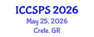 International Conference on Computer Science, Programming and Security (ICCSPS) May 25, 2026 - Crete, Greece International Conference on Computer Science, Programming and Security (ICCSPS) May 25, 2026 - Crete, Greece