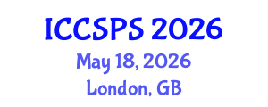 International Conference on Computer Science, Programming and Security (ICCSPS) May 18, 2026 - London, United Kingdom International Conference on Computer Science, Programming and Security (ICCSPS) May 18, 2026 - London, United Kingdom