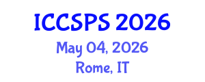 International Conference on Computer Science, Programming and Security (ICCSPS) May 04, 2026 - Rome, Italy International Conference on Computer Science, Programming and Security (ICCSPS) May 04, 2026 - Rome, Italy