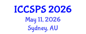 International Conference on Computer Science, Programming and Security (ICCSPS) May 11, 2026 - Sydney, Australia International Conference on Computer Science, Programming and Security (ICCSPS) May 11, 2026 - Sydney, Australia