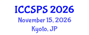International Conference on Computer Science, Programming and Security (ICCSPS) November 15, 2026 - Kyoto, Japan International Conference on Computer Science, Programming and Security (ICCSPS) November 15, 2026 - Kyoto, Japan