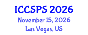International Conference on Computer Science, Programming and Security (ICCSPS) November 15, 2026 - Las Vegas, United States International Conference on Computer Science, Programming and Security (ICCSPS) November 15, 2026 - Las Vegas, United States