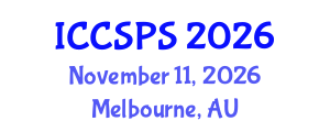 International Conference on Computer Science, Programming and Security (ICCSPS) November 11, 2026 - Melbourne, Australia International Conference on Computer Science, Programming and Security (ICCSPS) November 11, 2026 - Melbourne, Australia