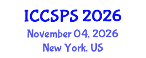 International Conference on Computer Science, Programming and Security (ICCSPS) November 04, 2026 - New York, United States International Conference on Computer Science, Programming and Security (ICCSPS) November 04, 2026 - New York, United States
