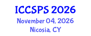 International Conference on Computer Science, Programming and Security (ICCSPS) November 04, 2026 - Nicosia, Cyprus International Conference on Computer Science, Programming and Security (ICCSPS) November 04, 2026 - Nicosia, Cyprus