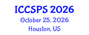 International Conference on Computer Science, Programming and Security (ICCSPS) October 25, 2026 - Houston, United States International Conference on Computer Science, Programming and Security (ICCSPS) October 25, 2026 - Houston, United States