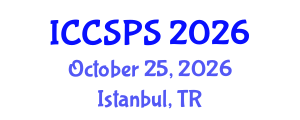 International Conference on Computer Science, Programming and Security (ICCSPS) October 25, 2026 - Istanbul, Turkey International Conference on Computer Science, Programming and Security (ICCSPS) October 25, 2026 - Istanbul, Turkey