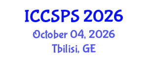 International Conference on Computer Science, Programming and Security (ICCSPS) October 04, 2026 - Tbilisi, Georgia International Conference on Computer Science, Programming and Security (ICCSPS) October 04, 2026 - Tbilisi, Georgia