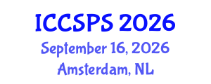 International Conference on Computer Science, Programming and Security (ICCSPS) September 16, 2026 - Amsterdam, Netherlands International Conference on Computer Science, Programming and Security (ICCSPS) September 16, 2026 - Amsterdam, Netherlands