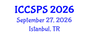 International Conference on Computer Science, Programming and Security (ICCSPS) September 27, 2026 - Istanbul, Turkey International Conference on Computer Science, Programming and Security (ICCSPS) September 27, 2026 - Istanbul, Turkey
