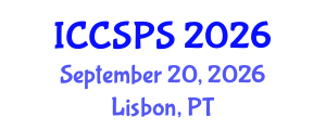 International Conference on Computer Science, Programming and Security (ICCSPS) September 20, 2026 - Lisbon, Portugal International Conference on Computer Science, Programming and Security (ICCSPS) September 20, 2026 - Lisbon, Portugal
