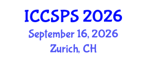 International Conference on Computer Science, Programming and Security (ICCSPS) September 16, 2026 - Zurich, Switzerland International Conference on Computer Science, Programming and Security (ICCSPS) September 16, 2026 - Zurich, Switzerland