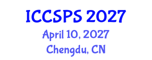International Conference on Computer Science, Programming and Security (ICCSPS) April 10, 2027 - Chengdu, China International Conference on Computer Science, Programming and Security (ICCSPS) April 10, 2027 - Chengdu, China