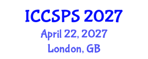 International Conference on Computer Science, Programming and Security (ICCSPS) April 22, 2027 - London, United Kingdom International Conference on Computer Science, Programming and Security (ICCSPS) April 22, 2027 - London, United Kingdom