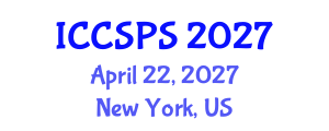 International Conference on Computer Science, Programming and Security (ICCSPS) April 22, 2027 - New York, United States International Conference on Computer Science, Programming and Security (ICCSPS) April 22, 2027 - New York, United States