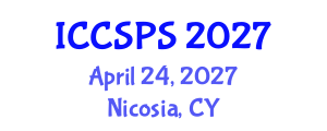 International Conference on Computer Science, Programming and Security (ICCSPS) April 24, 2027 - Nicosia, Cyprus International Conference on Computer Science, Programming and Security (ICCSPS) April 24, 2027 - Nicosia, Cyprus