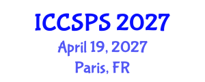International Conference on Computer Science, Programming and Security (ICCSPS) April 19, 2027 - Paris, France International Conference on Computer Science, Programming and Security (ICCSPS) April 19, 2027 - Paris, France