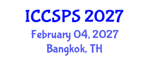 International Conference on Computer Science, Programming and Security (ICCSPS) February 04, 2027 - Bangkok, Thailand International Conference on Computer Science, Programming and Security (ICCSPS) February 04, 2027 - Bangkok, Thailand