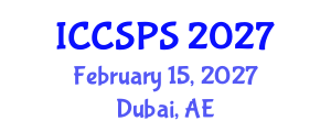International Conference on Computer Science, Programming and Security (ICCSPS) February 15, 2027 - Dubai, United Arab Emirates International Conference on Computer Science, Programming and Security (ICCSPS) February 15, 2027 - Dubai, United Arab Emirates