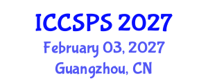 International Conference on Computer Science, Programming and Security (ICCSPS) February 03, 2027 - Guangzhou, China International Conference on Computer Science, Programming and Security (ICCSPS) February 03, 2027 - Guangzhou, China