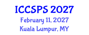 International Conference on Computer Science, Programming and Security (ICCSPS) February 11, 2027 - Kuala Lumpur, Malaysia International Conference on Computer Science, Programming and Security (ICCSPS) February 11, 2027 - Kuala Lumpur, Malaysia