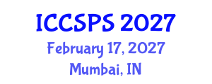 International Conference on Computer Science, Programming and Security (ICCSPS) February 17, 2027 - Mumbai, India International Conference on Computer Science, Programming and Security (ICCSPS) February 17, 2027 - Mumbai, India
