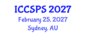 International Conference on Computer Science, Programming and Security (ICCSPS) February 25, 2027 - Sydney, Australia International Conference on Computer Science, Programming and Security (ICCSPS) February 25, 2027 - Sydney, Australia