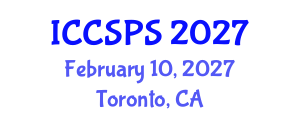International Conference on Computer Science, Programming and Security (ICCSPS) February 10, 2027 - Toronto, Canada International Conference on Computer Science, Programming and Security (ICCSPS) February 10, 2027 - Toronto, Canada