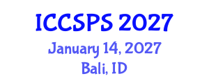 International Conference on Computer Science, Programming and Security (ICCSPS) January 14, 2027 - Bali, Indonesia