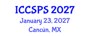 International Conference on Computer Science, Programming and Security (ICCSPS) January 23, 2027 - Cancún, Mexico