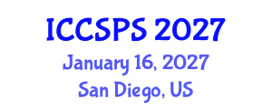 International Conference on Computer Science, Programming and Security (ICCSPS) January 16, 2027 - San Diego, United States International Conference on Computer Science, Programming and Security (ICCSPS) January 16, 2027 - San Diego, United States