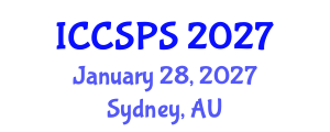 International Conference on Computer Science, Programming and Security (ICCSPS) January 28, 2027 - Sydney, Australia International Conference on Computer Science, Programming and Security (ICCSPS) January 28, 2027 - Sydney, Australia