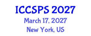 International Conference on Computer Science, Programming and Security (ICCSPS) March 17, 2027 - New York, United States International Conference on Computer Science, Programming and Security (ICCSPS) March 17, 2027 - New York, United States