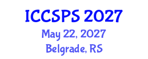 International Conference on Computer Science, Programming and Security (ICCSPS) May 22, 2027 - Belgrade, Serbia International Conference on Computer Science, Programming and Security (ICCSPS) May 22, 2027 - Belgrade, Serbia