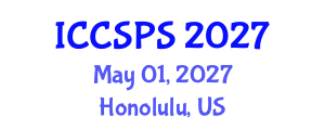 International Conference on Computer Science, Programming and Security (ICCSPS) May 01, 2027 - Honolulu, United States International Conference on Computer Science, Programming and Security (ICCSPS) May 01, 2027 - Honolulu, United States