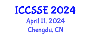 International Conference on Computer Sciences and Software Engineering (ICCSSE) April 11, 2024 - Chengdu, China